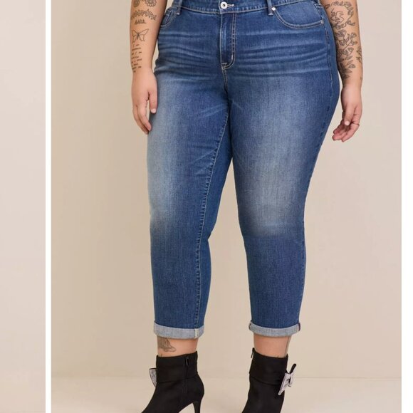 torrid Denim - NWT Torrid Boyfriend Straight Vintage Stretch Mid-Rise Jean 16XS